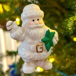 Lenox Santa ornament